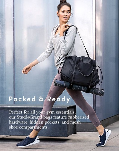 duffel bag, gym bag, sports bag, workout bag, overnight bag, fitness bag, product launch, brand awareness, lifestyle, editorial, energetic, fresh, neutral, blue